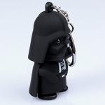 Little prince Star Wars Darth Vader Keychain with LED Flashlight & Sound Black