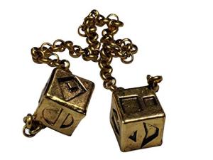 Custom 3d Stuff Antiqued Weathered Metal Han Solo Smuggler's Dice with box