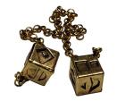 Custom 3d Stuff Antiqued Weathered Metal Han Solo Smuggler's Dice with box