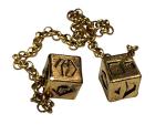 Custom 3d Stuff Antiqued Weathered Metal Han Solo Smuggler's Dice with box
