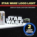 Paladone Star Wars Logo Light, Wall Mountable and Freestanding, Officially Licensed Merchandise