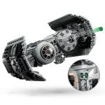 LEGO Star Wars TIE Bomber Model Building Kit, Star Wars Toy Starfighter with Gonk Droid Figure, Darth Vader Minifigure and Lightsaber, Collectible Star Wars Gift for 9 Year Olds, 75347