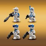 LEGO Star Wars 501st Clone Troopers Battle Pack Toy Set, Buildable AV-7 Anti Vehicle Cannon, with 4 Clone Trooper Minifigures, Portable Travel Toy, Great Birthday Gift for Kids Ages 6 and Up, 75345