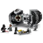 LEGO Star Wars TIE Bomber Model Building Kit, Star Wars Toy Starfighter with Gonk Droid Figure, Darth Vader Minifigure and Lightsaber, Collectible Star Wars Gift for 9 Year Olds, 75347