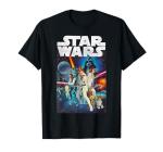 Star Wars Vintage Cast Poster Disney+ T-Shirt