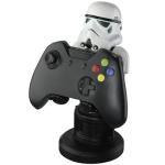 Exquisite Gaming: Star Wars: Stormtrooper - Original Mobile Phone & Gaming Controller Holder, Device Stand, Cable Guys, Collectable Licensed Figure