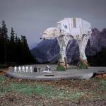 Star Wars Micro Galaxy Squadron at-at Walker (Endor) Amazon Exclusive - 10-Inch Vehicle with Lights, Sounds, Action Zones, and Accessories (Toys for Kids Ages 8 and Up)
