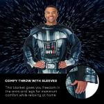 Northwest Star Wars Full Body Player Comfy Throw Blanket with Sleeves, 48 x 71 Inches, Wearable, Being Darth Vader