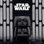 JoyJolt Character Stackable Star Wars Drinking Glasses - 8oz Darth Vader Glass Set of 2 with Head and Body - Fun Kitchen or Bar Glasses Sets for the Home - Star Wars Gift