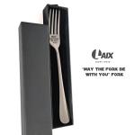 May The Fork Be With You Laser Engraved Stainless Steel Fork with Gift Box, Gift For StarWars Fans