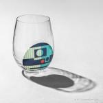 JoyJolt Star Wars™ Helmet Hues Tumblers Stemless Glasses. Set of 4 Large 19oz Glass Drinking Glasses, Wars Kitchen Gifts and, Collectibles for Adults, HH681