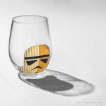 JoyJolt Star Wars™ Helmet Hues Tumblers Stemless Glasses. Set of 4 Large 19oz Glass Drinking Glasses, Wars Kitchen Gifts and, Collectibles for Adults, HH681