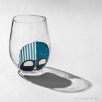 JoyJolt Star Wars™ Helmet Hues Tumblers Stemless Glasses. Set of 4 Large 19oz Glass Drinking Glasses, Wars Kitchen Gifts and, Collectibles for Adults, HH681