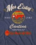 STAR WARS Mos Eisley Cantina Tatooine Men's Adult Graphic Tee T-Shirt (Navy Heather, XX-Large)