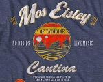 STAR WARS Mos Eisley Cantina Tatooine Men's Adult Graphic Tee T-Shirt (Navy Heather, XX-Large)