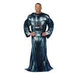 Northwest Star Wars Full Body Player Comfy Throw Blanket with Sleeves, 48 x 71 Inches, Wearable, Being Darth Vader