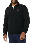 Amazon Essentials Disney | Marvel | Star Wars Men's Polar Fleece Quarter-Zip Mock Jackets, Star Wars Rebel Logo, Medium