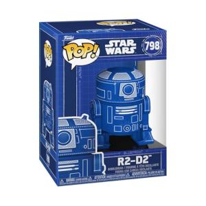Funko Pop! Star Wars: R2-D2 -Blueprint - Collectable Vinyl Figure - Gift Idea - Official Merchandise - Toys for Kids & Adults - Star Wars Fans - Model Figure for Collectors and Display