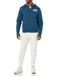 Amazon Essentials Disney | Marvel | Star Wars Men's Sherpa-Lined Full-Zip Hoodie Sweatshirts, Star Wars Logo Ships, Large