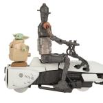 STAR WARS Epic World of Action IG-11 & Grogu Speeder Bike, 4-Inch Scale Action Figures & Vehicle, Toys for Boys & Girls Ages 4+