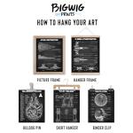 BigWig Prints: Star Wars Blueprints - Star Wars Poster, Starwars Wall Decor, Starwars Posters for Walls, Deathstar, Millennium Falcon, X Wing, Tie Fighter, AT-AT Gifts - Unframed Set of 6 (8x10)