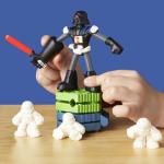 Play-Doh Star Wars Squish & Slice Lightsabers Playset, Bendy 4 Inch Luke Skywalker & Darth Vader Action Figures, Imagination Toys for 4 Year Old Boys & Girls & Up