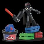 Play-Doh Star Wars Squish & Slice Lightsabers Playset, Bendy 4 Inch Luke Skywalker & Darth Vader Action Figures, Imagination Toys for 4 Year Old Boys & Girls & Up