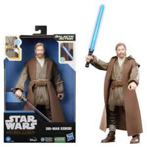 STAR WARS Galactic Action OBI-Wan Kenobi, 12-Inch-Scale Action Figure, Interactive Toys, Toys for 4-Year-Old Boys and Girls