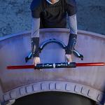 STAR WARS Lightsaber Forge Inquisitor Masterworks Set Double-Bladed Electronic Lightsaber, Customizable Roleplay Toy for Kids Ages 4 and Up