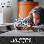 LEGO Star Wars Rebel U-Wing Starfighter Building Set - Includes Cassian Andor, Dedra Meero and K-2SO - Model Action Toy - Birthday Gift Idea for Boys, Girls, Kids, Ages 8+ - 75399