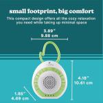 MyBaby Baby Sound Machine - White Noise Sound Machine for Baby, Travel, Nursery and On The Go - 4 Soothing Sounds, Integrated Clip, Small and Lightweight - Great for Baby Registry Gift