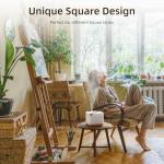 ASAKUKI 700 ml Premium Essential Oil Diffuser, 5 in 1 Ultrasonic Aromatherapy Fragrant Oil Vaporizer Humidifier, Timer and Auto-Off Safety Switch, 7 LED Light Colors