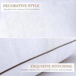 HUXMEYSON Pillows Queen Size Set of 4, Luxury Hotel Bed Pillows Set with Down Alternative Filling for Side and Back Sleepers