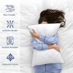 JOLLYVOGUE Bed Pillows Standard Size Set of 4, Cooling and Supportive Full Pillow 4 Pack with Down Alternative Filling for Side and Back Sleepers, Hotel Collection