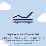Serta Sleeptrue Medium 12" King Hybrid Mattress in a Box, Cooling, Breathable, and Pressure Relieving - 100 Night Trial, CertiPUR-US Certified and 10 Year Limited Warranty