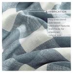 Elrene Home Fashions Farmhouse Living Grainger Buffalo-Check Blackout Window Curtain, Living Room and Bedroom Drape with Rod Pocket Tabs, 52" x 84", Chambray, 1 Panel