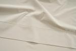 LANE LINEN 100% Cotton Twin Sheets – 450 Thread Count Sateen Sheets, Naturally Cooling & Soft, 15” Deep Pocket Fully Elasticized Fitted Sheet, Hotel Quality Bedding, Machine Washable, Ivory