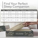 DECOLURE 100% Viscose Derived from Bamboo Sheets Queen Size - Luxury 6 Pc Naturally Cooling Sheets, Ultra Soft Bed Set - Deep 17" Pockets, Durable Double Stitching, Oeko Tex Standard (Creme)