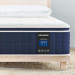 Coolvie 14 Inch King Mattress, Medium Plush Gel Memory Foam Mattress Hybrid, Double Cooling King Size in a Box Euro Top with CertiPUR-US Certified Foam, Supportive Pocket Coil for Motion Isolation