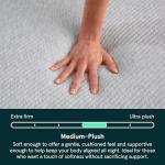 Tuft & Needle Kin Medium Plush 10" Full Hybrid Mattress, Cooling, Pressure Relief, and Individually-Wrapped Coils, 100 Night Trial, Fiberglass-Free, CertiPUR-US, 10-Year Limited Warranty