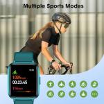 LIVIKEY Fitness Tracker Watch with Heart Rate Monitor, Activity Tracker with Pedometer, Sleep Monitor, Calories & Step Counter, IP68 Waterproof Smart Watches for Women Men Fitness Watch for Sports