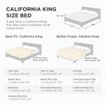 Bedsure Comforter Duvet Insert - Quilted Comforters Cal King Size, All Season Duvet, GentleSoft Down Alternative Bedding, with 8 Tabs, Gifts for Women/Men, White, California King 96 X 102 Inches