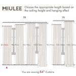MIULEE 100% Blackout Curtains 84 Inch Long 2 Panels Set for Bedroom, Thick Faux Linen Black Out Curtain Room Darkening Back Tab Pleat Window Textured Drapes with Hooks for Living Room, Chambray Blue