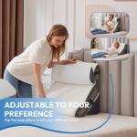 Ahpmeoa 3PCS Wedge Pillow Set for After Surgery, Back Pillow for Bed Sitting up, 10-in-1 Foam Wedge Pillow for Acid Reflux & Back Pain Relief, Post Surgery Pillow for GERD & Snoring, White