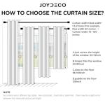 Joydeco Blackout Curtains for Bedroom - 96 Inch Long 100% Light Blocking 2 Panels Sage Green Drapes, Thermal Insulated Room Darkening Curtains, Linen Textured for Living Room, Rod Pocket & Back Tabs