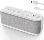 OnLyee White Noise Machine for Office Privacy & Noise Canceling, USB Rechargeable Sound Machine for Sleeping Adults, 42 Soothing Sounds, Lullabies, Fan Sounds, Auto-Off Timer – Ideal for Sleep & Focus