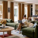 Lazzzy Velvet Blackout Curtains Thermal Insulated Room Window Drapes Super Soft Luxury Curtains for Living Room Bedroom Rod Pocket 2 Panels, Gold Brown, 52" W x 84" L