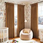 Lazzzy Velvet Blackout Curtains Thermal Insulated Room Window Drapes Super Soft Luxury Curtains for Living Room Bedroom Rod Pocket 2 Panels, Gold Brown, 52" W x 84" L