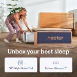 Nectar Premier 13” Queen Mattress - Medium Firm - Contouring Memory Foam - Cooling Upgrade - Back Pain Relief - Mattress in a Box - 365-Night Trial & Forever Warranty
