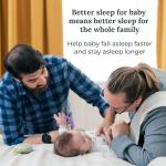 Yogasleep Hushh Portable White Noise Sound Machine for Baby, 3 Soothing Natural Sounds with Volume Control, Compact Size, Noise Canceling for Sleep Aid, Office Privacy, & Meditation, Registry Gift